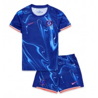 Chelsea Fußballbekleidung Heimtrikot Kinder 2024-25 Kurzarm (+ kurze hosen)